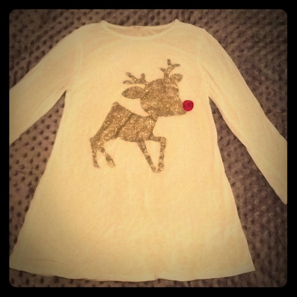 Rudolph Christmas shirt by 12pm Mon Ami